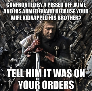 Illustration for article titled The best Game Of Thrones internet meme yet: Stupid Ned Stark